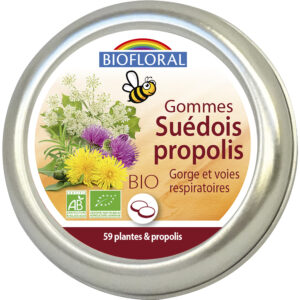 Gommes Suédois Bio 59 plantes et Propolis - 45 g